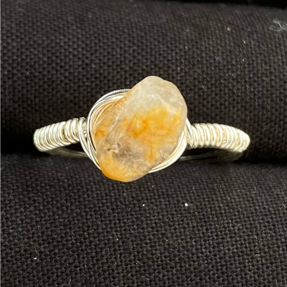 Crystal ring.